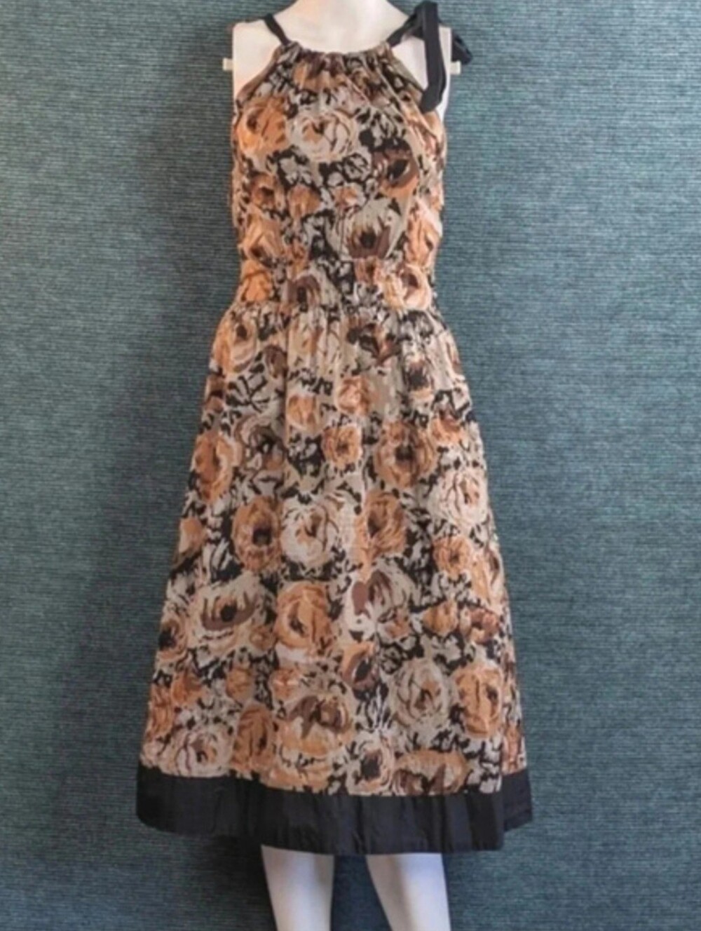 Eshakti Dress Ties On One Shoulder